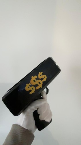 Money gun cash spray - money,