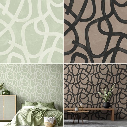 Linear swirls wallpaper - swirls,