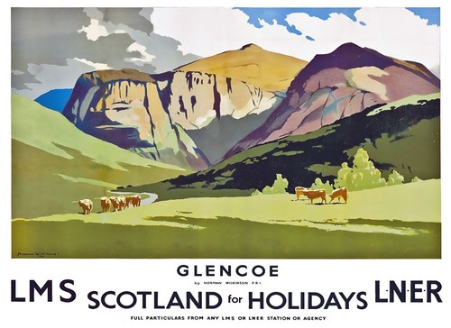 Tx627 vintage glencoe scotland - vintage,