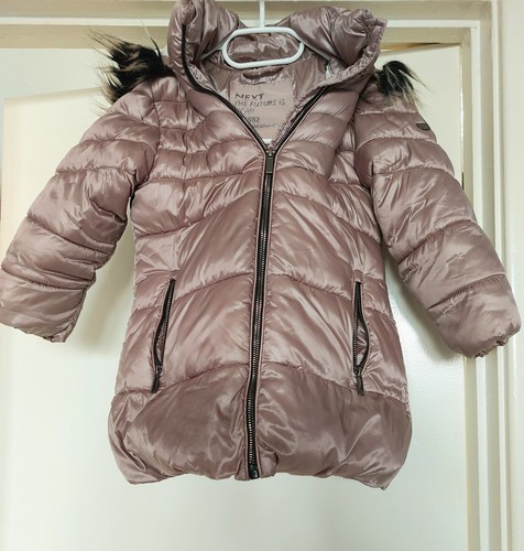Girls next coat fleece lined - next,