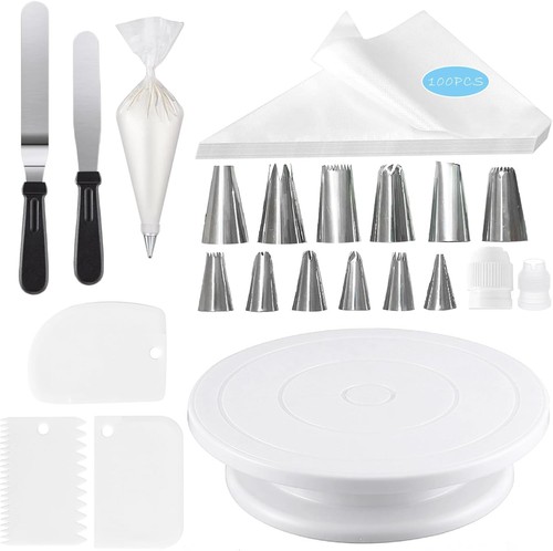Cake turntable decorating kit - cake,