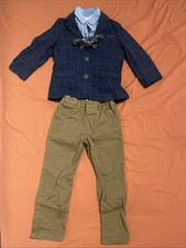 Boys Next Suit Set Blue Shirt