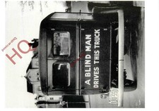 Picture Postcard~ A BLIND MAN DRIVES THIS TRUCK (HUMOUR) [PORTFOLIO GALLERY]