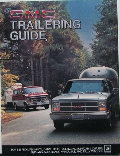 1984 gmc trailering guide - 1984,
