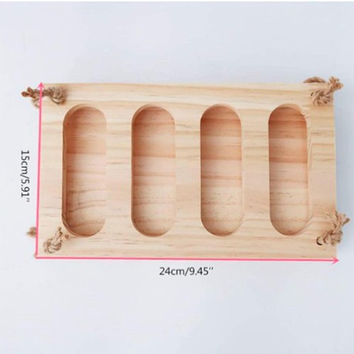 Foldable wood rabbit hay - wood,