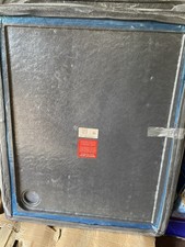 Black Slate Skin Shower Tray 1100x900mm Stone Resin Bathroom