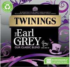 Twinings Earl Grey Full & Fragrant Earl Grey Tea Bags Large Pack 120 Biode