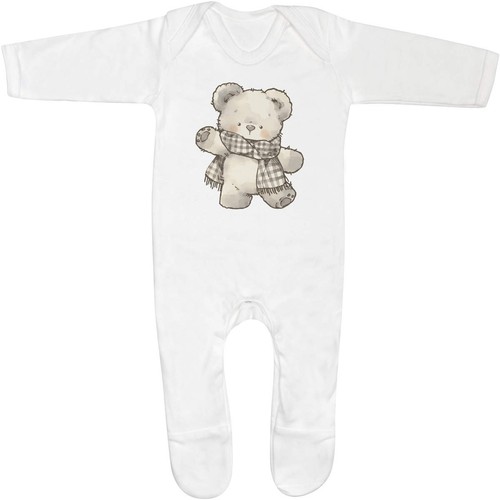 Teddy bear wearing scarf - 'teddy,