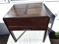 Vintage wooden sewing box - wooden,