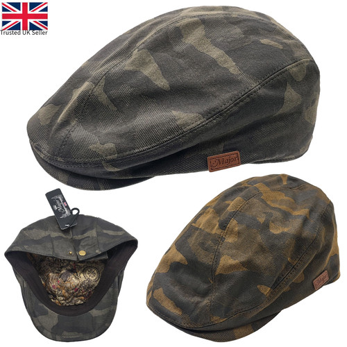 Camo waxed flat - camo,