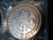 2016 £2 William Shakespeare 2