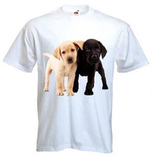 LABRADOR PUPPIES T-SHIRT - Golden Chocolate Lab Retriever Pup Dog - S to 3XL
