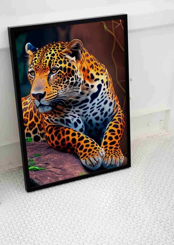 Jaguar cat eyes stare poster - jaguar,