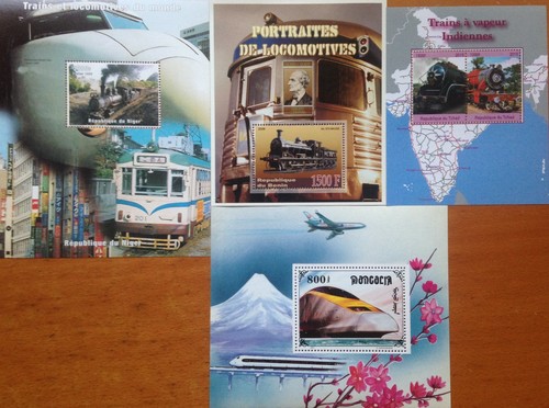Trains locomotives lot - of, 4