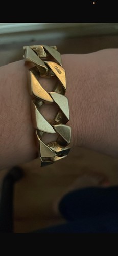 Man gold bracelet - bracelet, 9