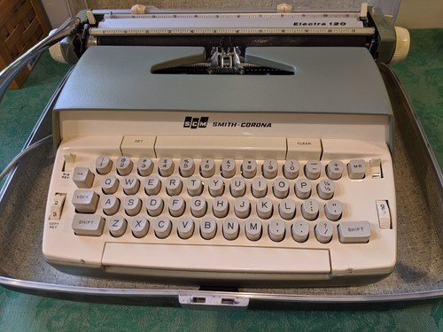 Vintage smith corona electrica - vintage,