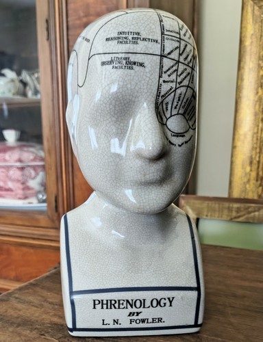 Phrenology head fowler - phrenology,