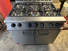 Falcon 6-Burner Dominator Plus Commercial Cooker Oven Range Natural Gas