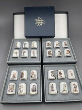 Beautiful Vintage MJ Hummel Fingerhut Collection thimbles set 24 inc gift boxes