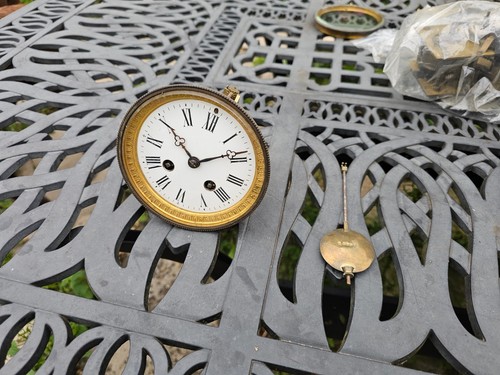 Antique french day - antique, clock