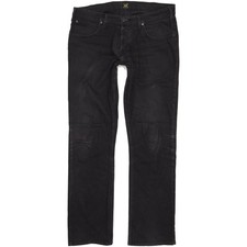 Lee Knox Men Black Straight