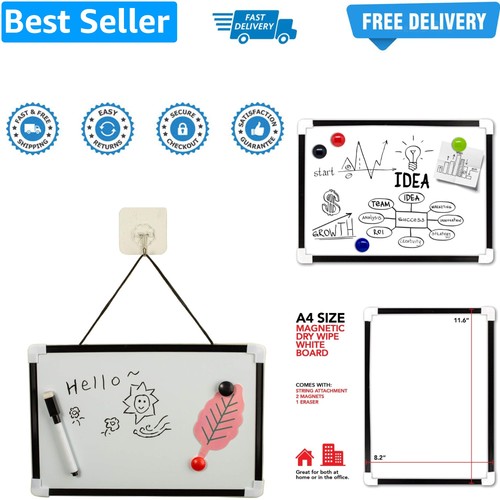 Magnetic whiteboard with - magnetic,