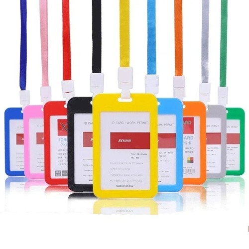 Card holder with - holder, lanyard