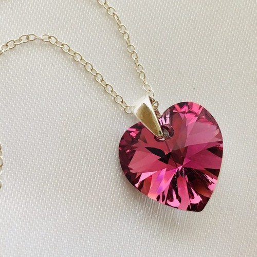 925 silver heart necklace - 925,