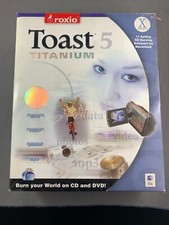 Roxio Toast 5 Titanium CD/DVD Burning Software for Apple Power PC Macs (L)