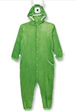 Everglamour All In One Mike Monster Inc Fleece Fancy Dress Costume Size Large