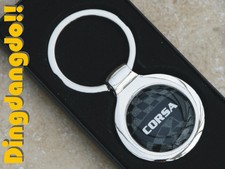 ID Tag Alloy Chrome Keyring
