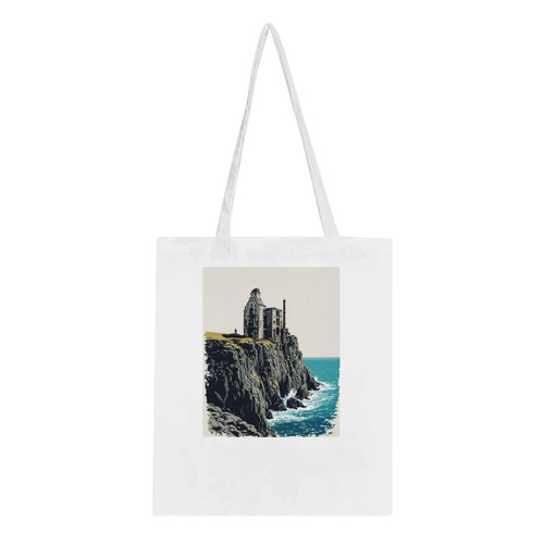 Cornish tin mine cliff - cornish,