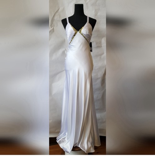 Femme white satin - la,