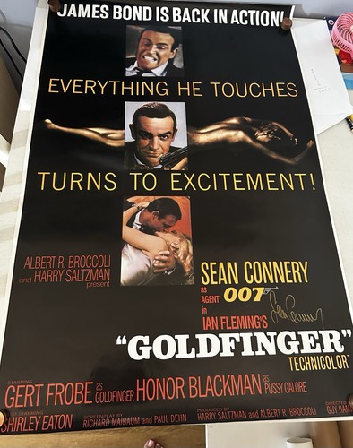 Goldfinger poster with - goldfinger,