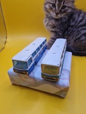 2x Majorette Neoplan Coaches