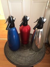 Vintage Spritzer Bottles Collection Sparklets BOC Great Bar Gift Holiday