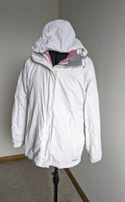 Peter Storm Ladies 3in1 Jacket Womens Fleece Coat Rain Windbreaker White Pink 12