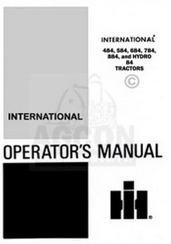 International 484 584 684 - , 784