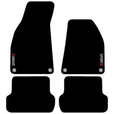 For Audi A4 B6 2000 to 2004 Tailored Carpet Car Floor Mats with logo (4 Clips)