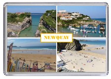 Newquay Cornwall England Fridge Magnet 01