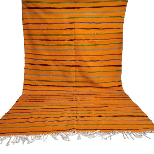 Handmade moroccan orange rug - handmade,