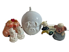 Vintage Pig Ceramics Cookie Jar - Piggy Bank - Salt Pepper - Planter Lot