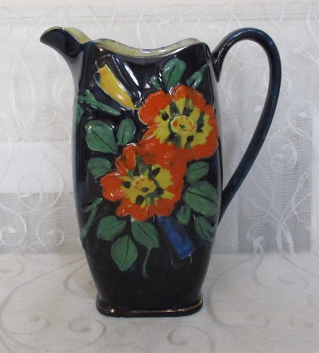 Vintage cobalt blue - vintage, floral