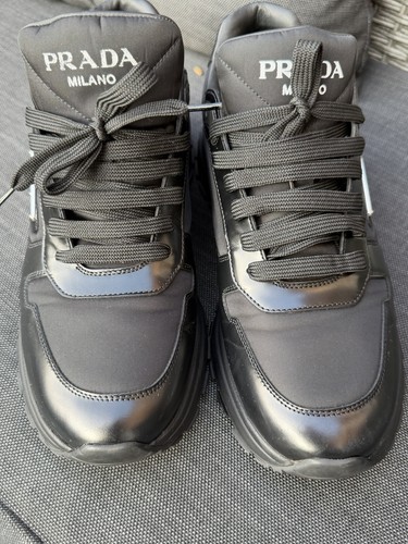 Prada trainer black size - prada,