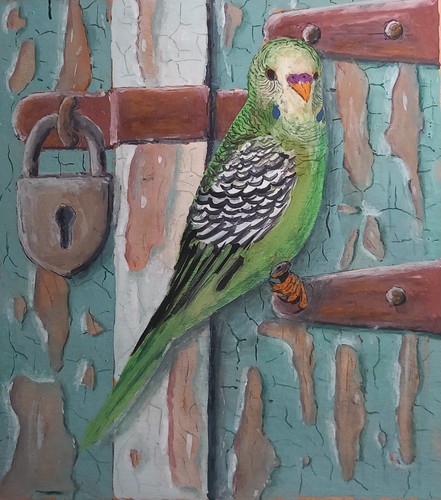 Original singed watercolour - original,