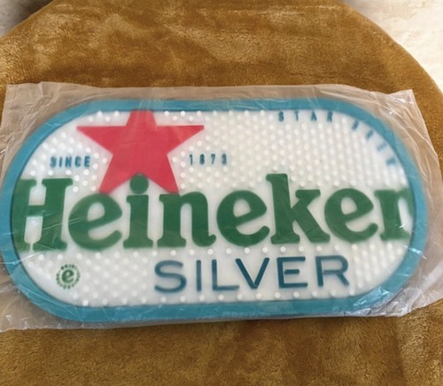Heineken silver rubber bar - silver,