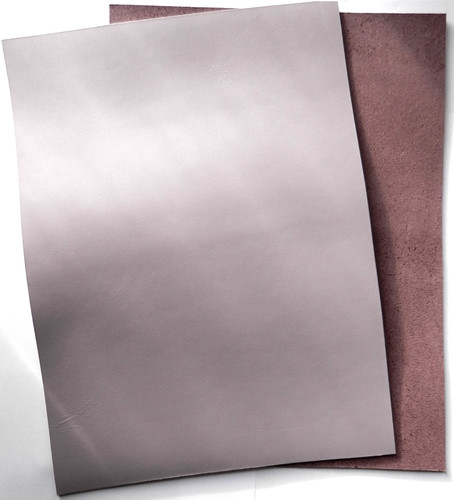 Mauve veg tan split cowhide - -,