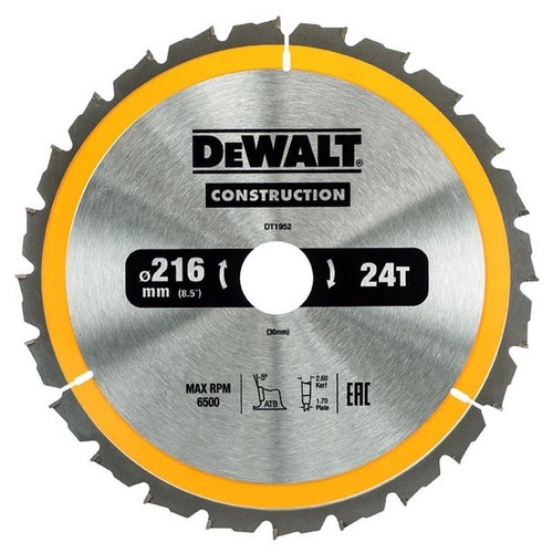 Dewalt dt1952 216mm - 216mm, x