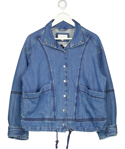 Per una blue denim funnel - blue,