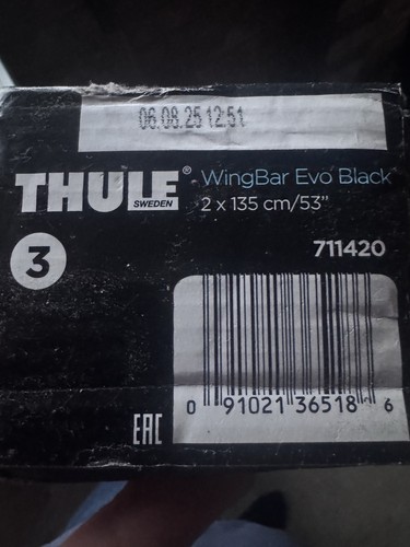 Thule wing bar evo - thule, black